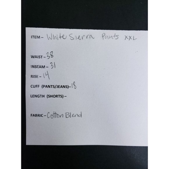 White Sierra Insect Shield Convertible Pants Men's Size XXL Tan - Picture 8 of 8